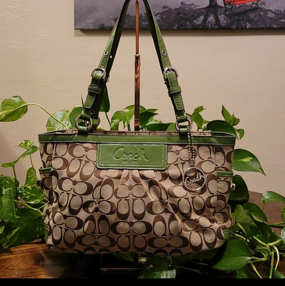 Vtg Coach signature handbag - Picture 1 of 16